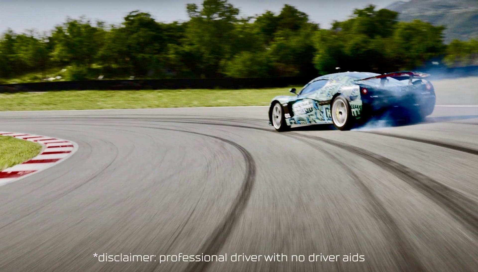 Watch the Rimac C_Two Electric Hypercar Roast Its Rear Tires With Drift Mode