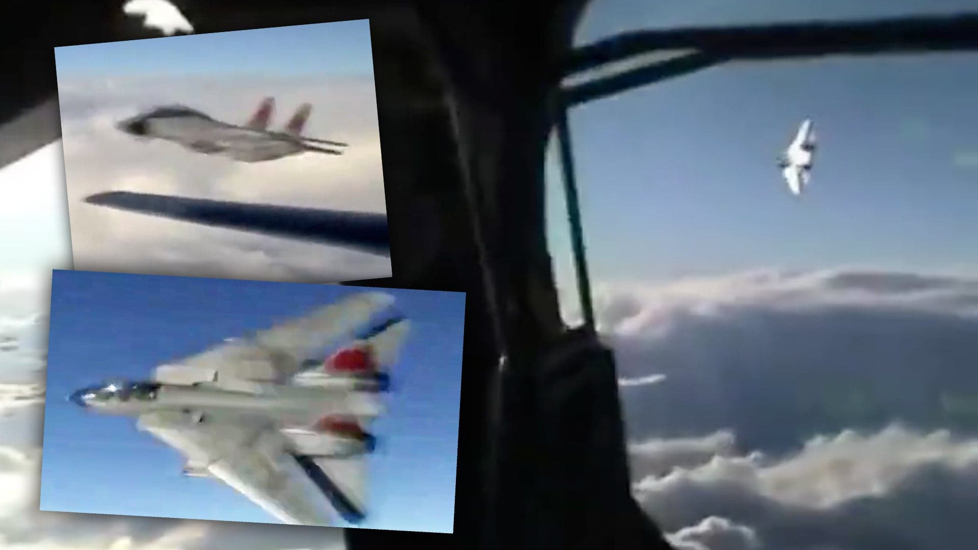 This Crazy Video Of An F-14 Tomcat Blasting By Another At High-Altitude Will Make Your Day