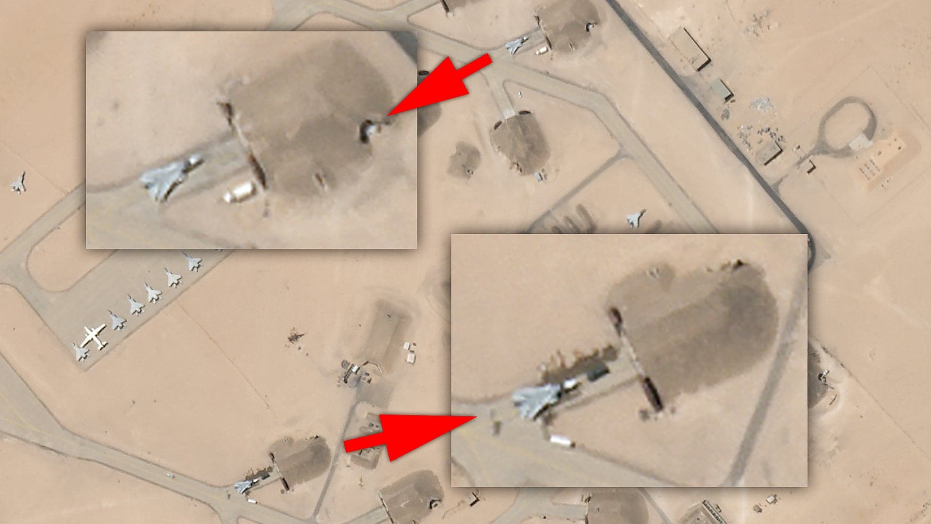 Two Su-24 Combat Jets Seen In Satellite Image Of Libyan Air Base As Air War Intensifies