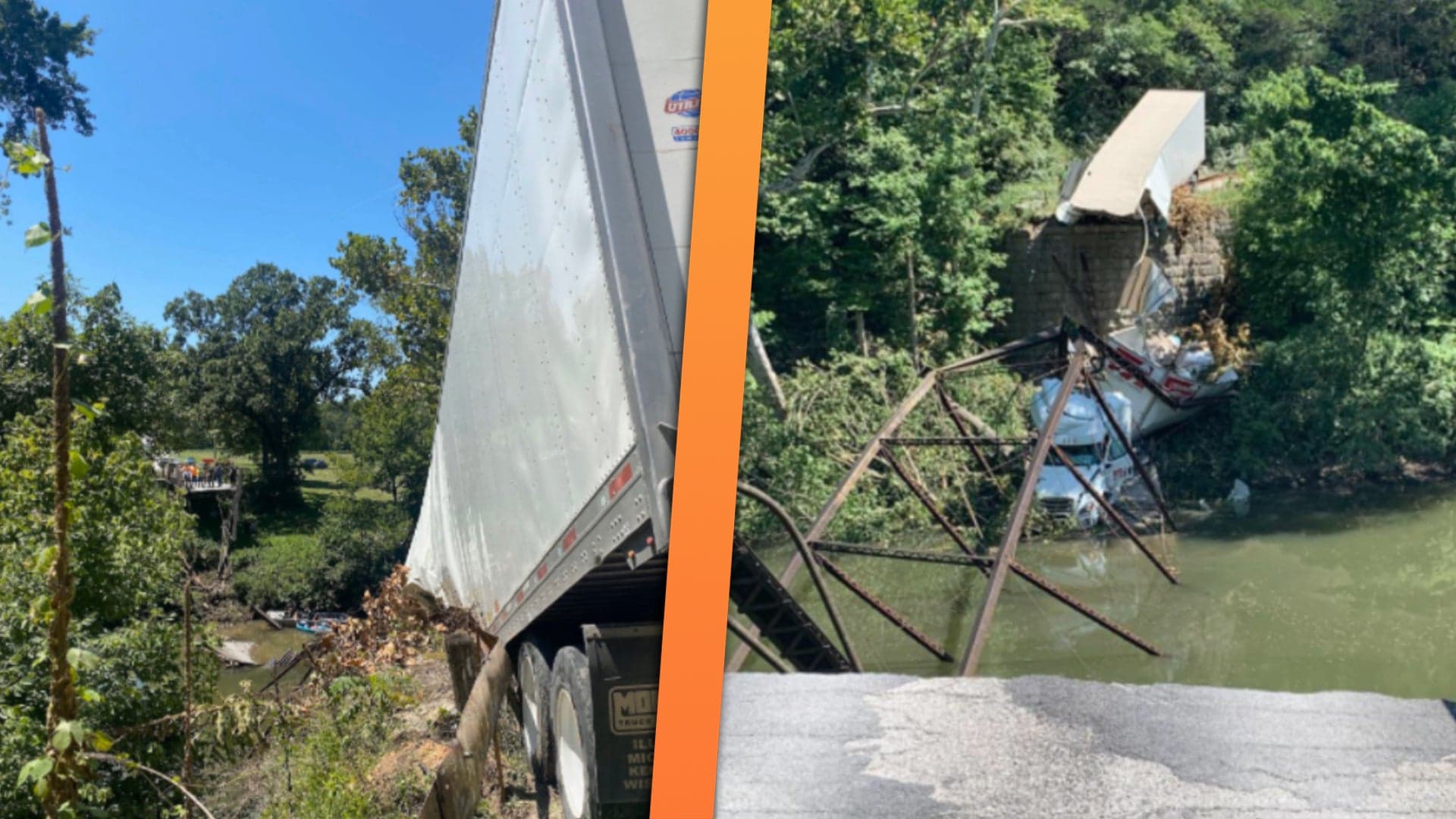Here’s What Happens When You Drive a 40-Ton Truck Over a Five-Ton Bridge