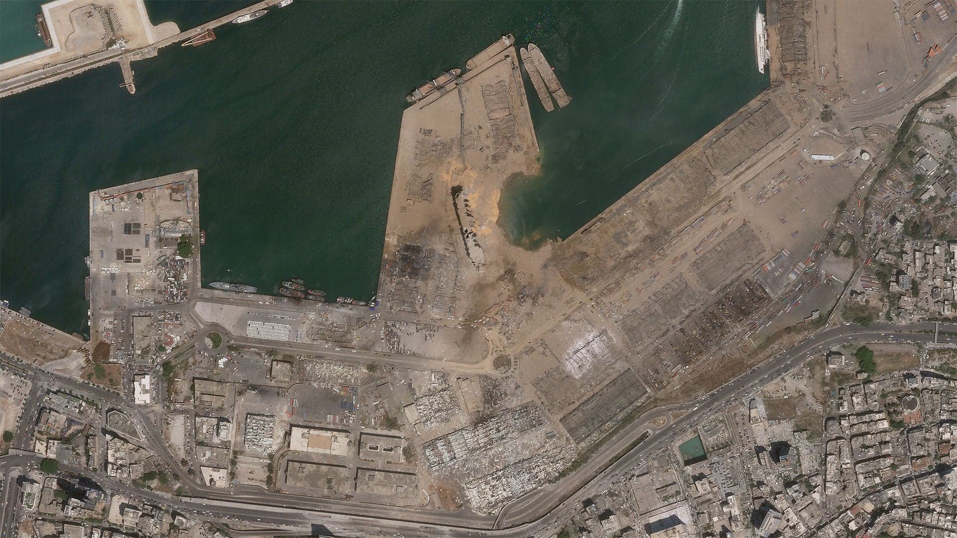 Satellite Imagery Offers Shocking Views Of Devastated Beirut Port