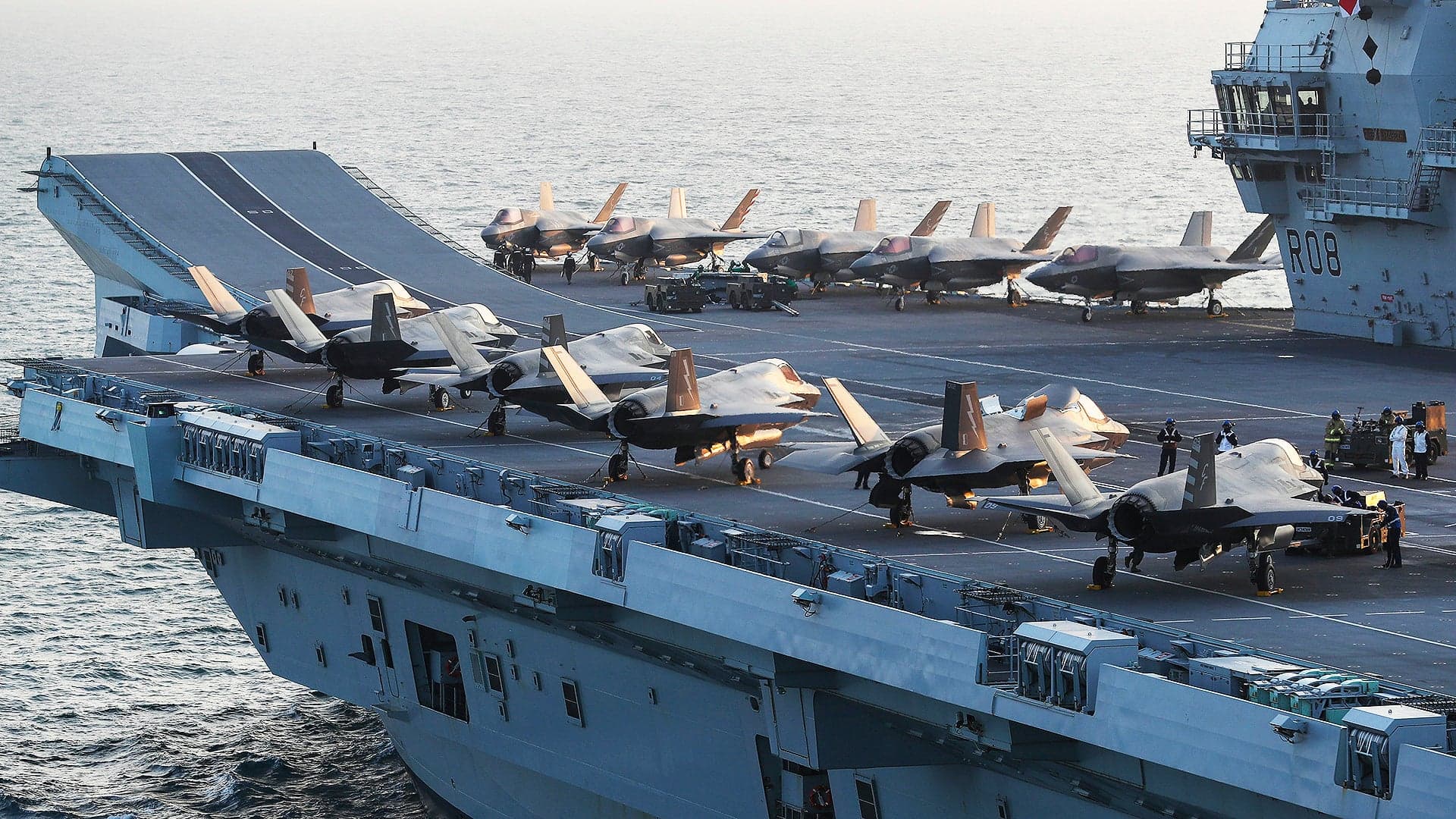 Behold A British Carrier Carrying The Most Stealth Fighters Of Any Warship To Date