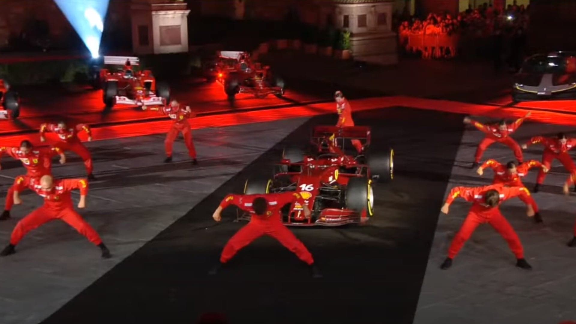 The Internet Is Having a Great Time With Ferrari’s Bizarre 1,000th GP Dance Performance