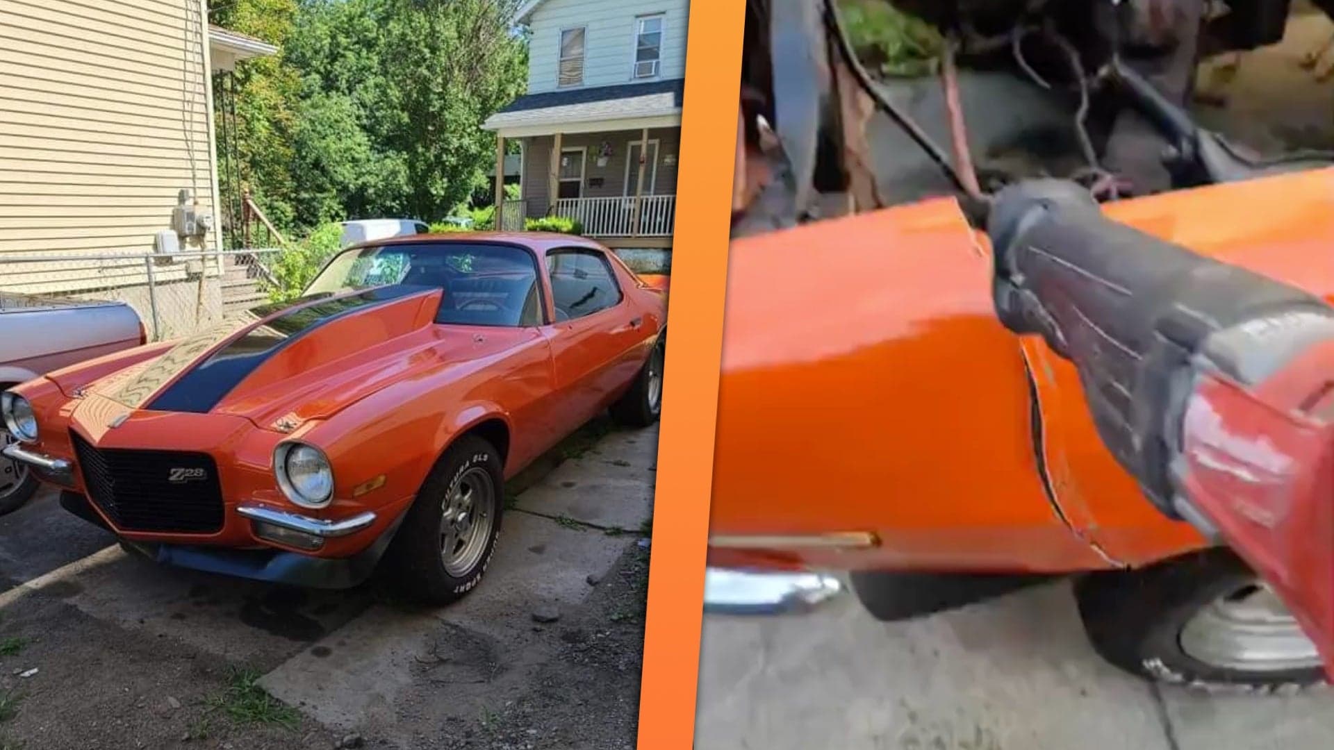 Vengeful Seller Hacks His Own Vintage Chevy Camaro to Pieces to Get Back at Low-Ballers