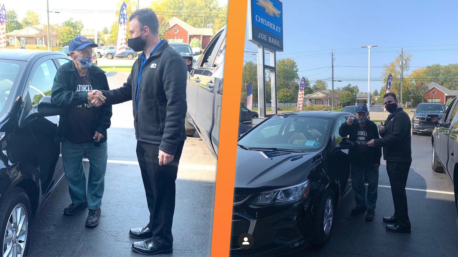 Chevy Dealer Gives Free Car to 104-Year-Old War Veteran Who Came in to Buy One