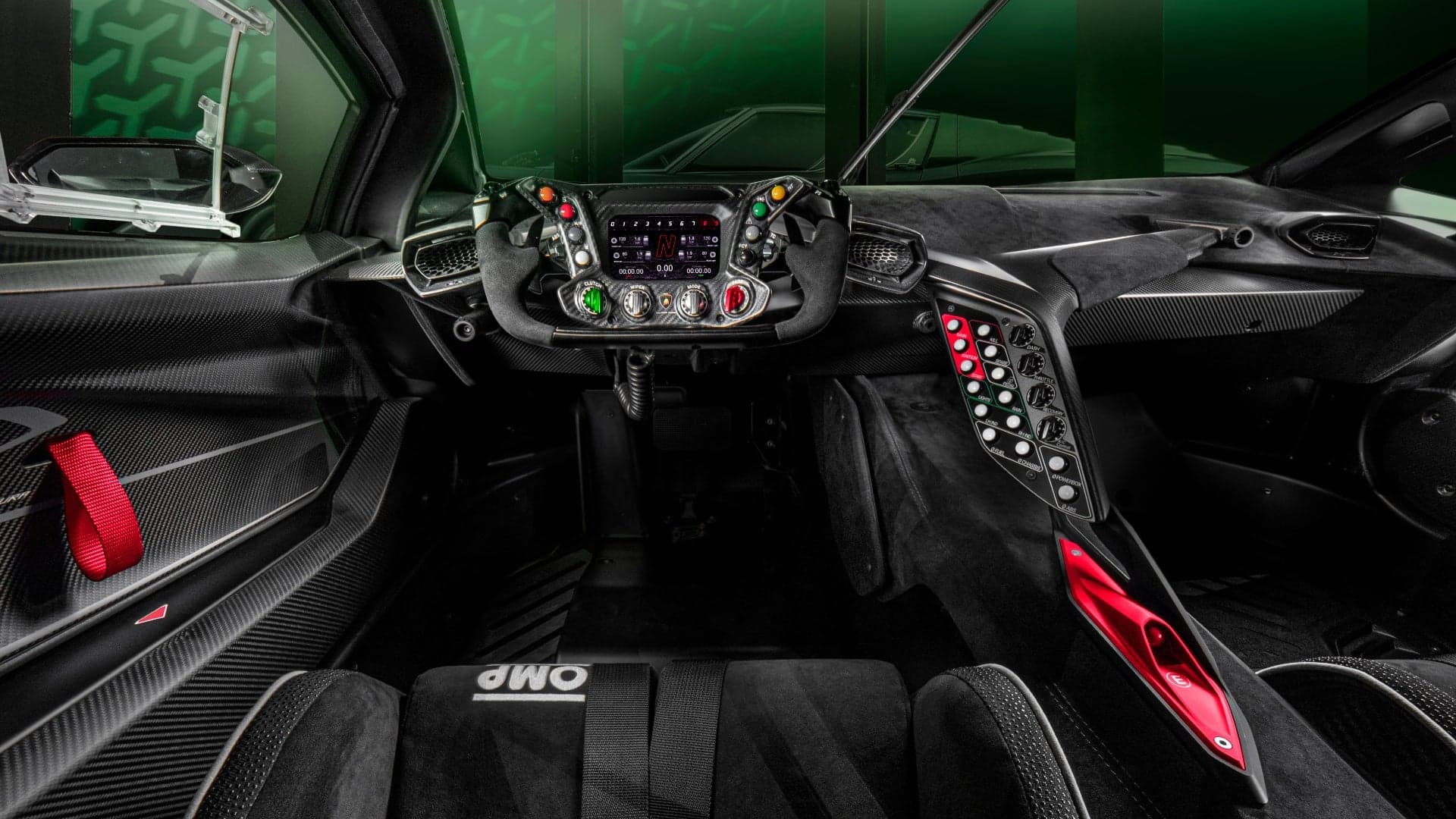 What It’s Like Having an 830-HP Lamborghini V12 Inches From Your Ears
