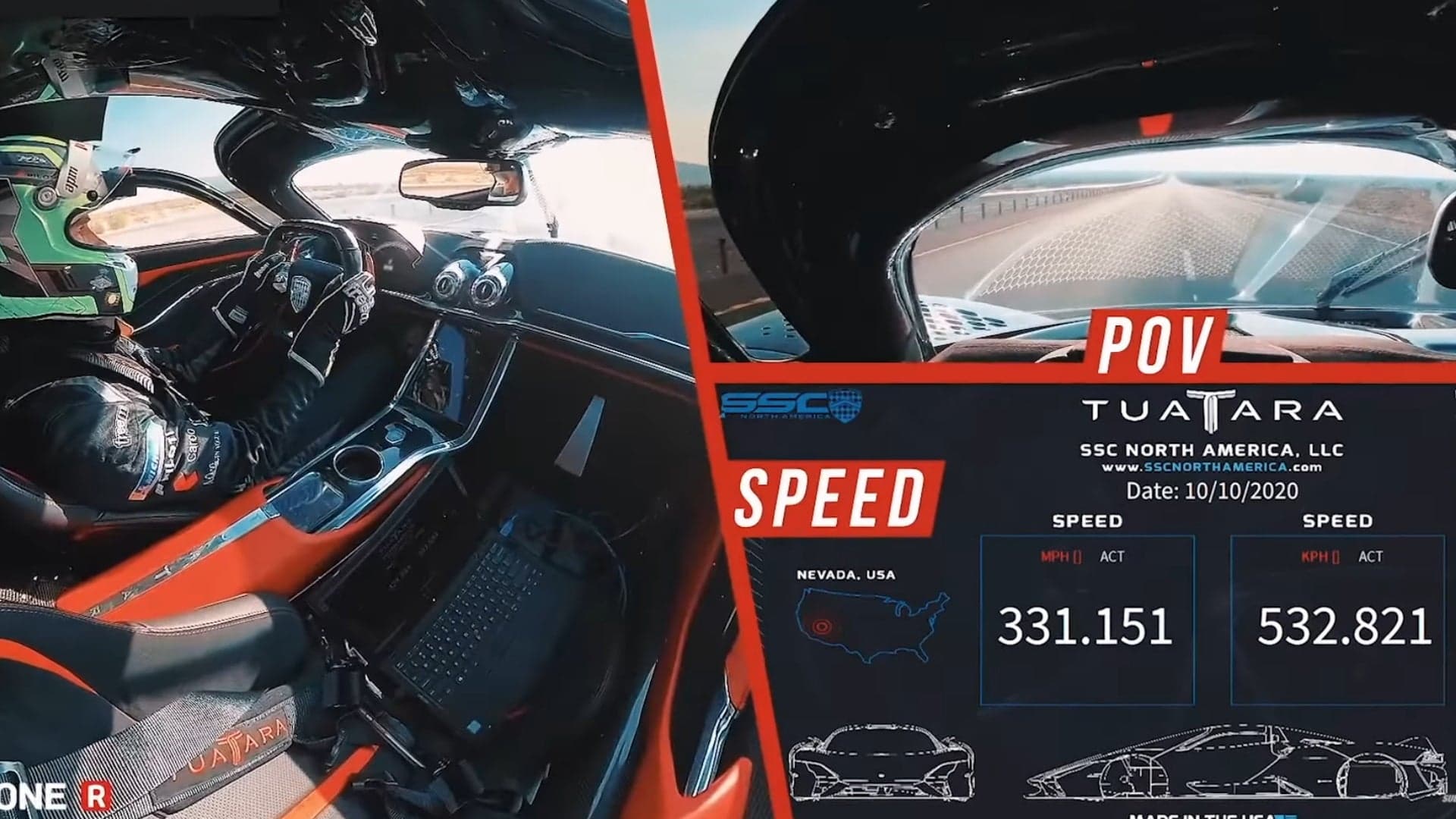 331 MPH: Watch the SSC Tuatara Claim a Bugatti-Crushing Speed Record [UPDATE]