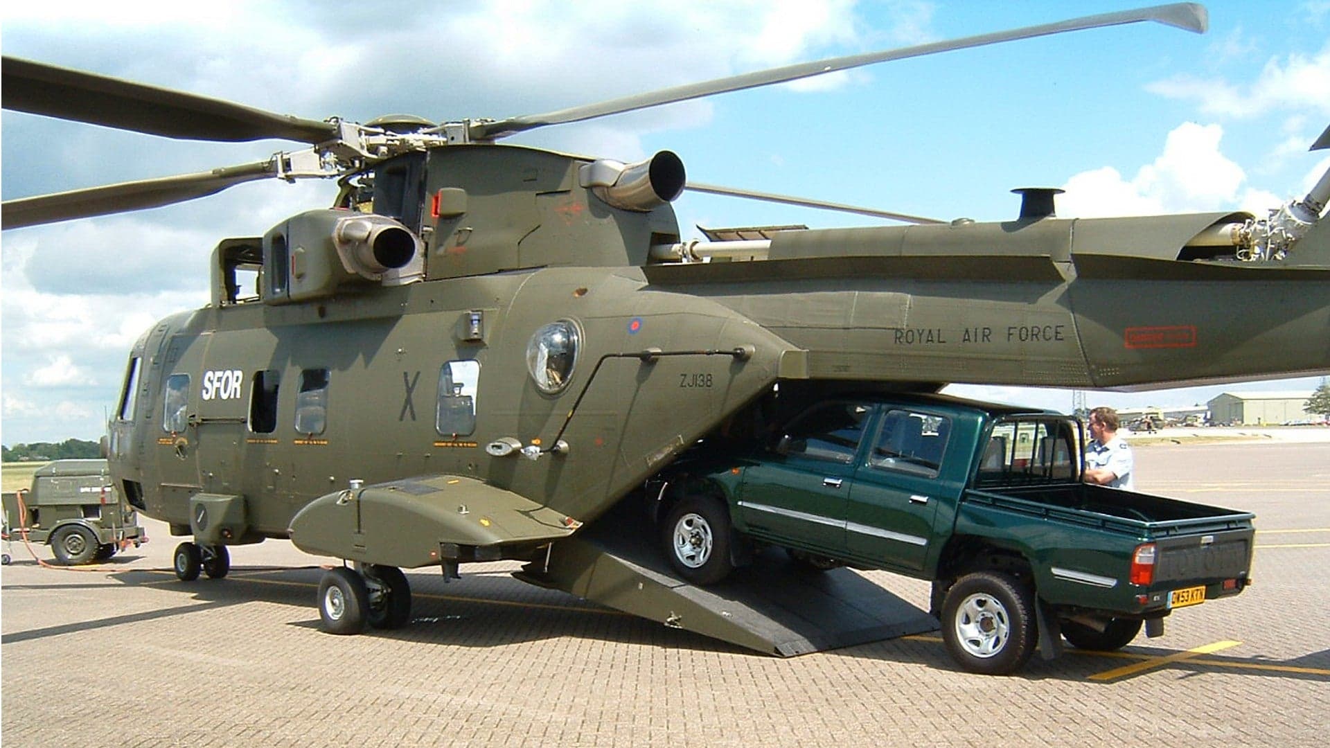 The 2004 Toyota Hilux Could Do Many Cool Things, Like Fit in a British RAF Helicopter