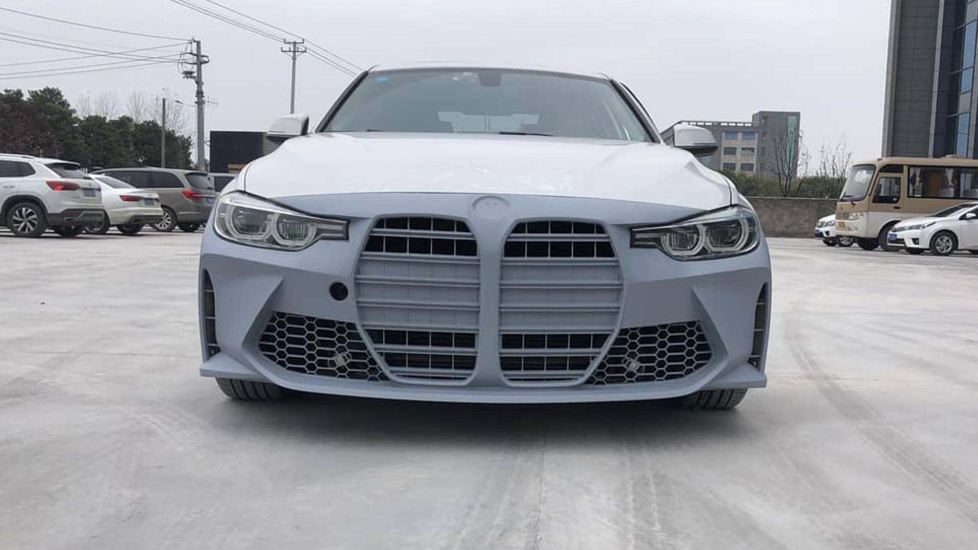 This Replacement Bumper for Older BMW 3 and 4 Series Cars Makes It Just as Hideous as the New One
