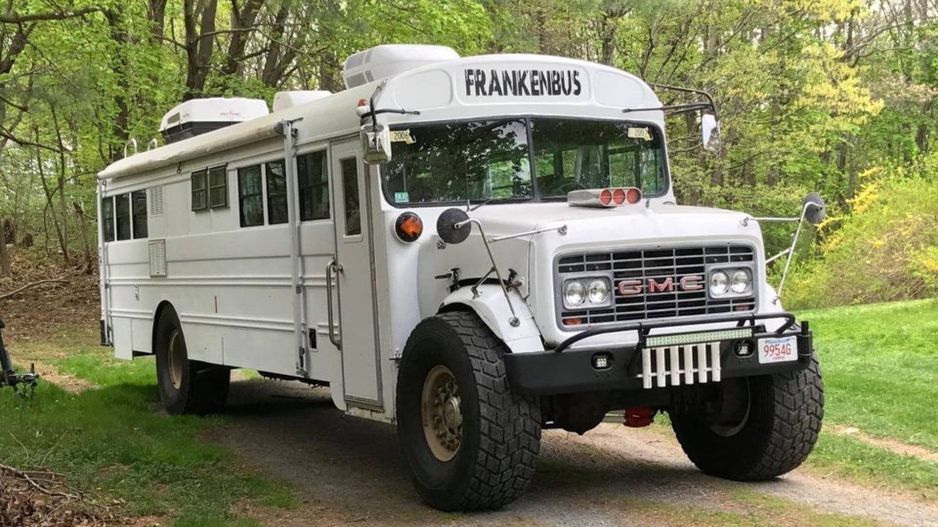 This GMC School Bus with 49-Inch Tires and a 454 V8 Is Too Cool to Just Shuttle Kids