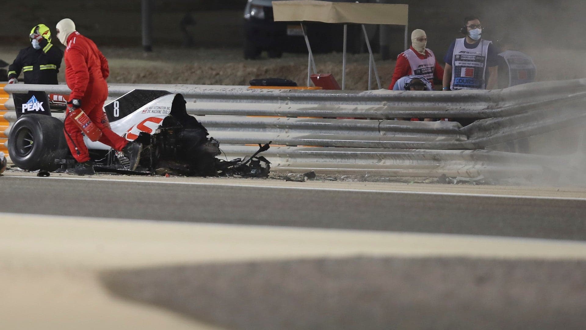 Grosjean’s Horrific F1 Crash at Bahrain Registered 67 Gs: Investigation