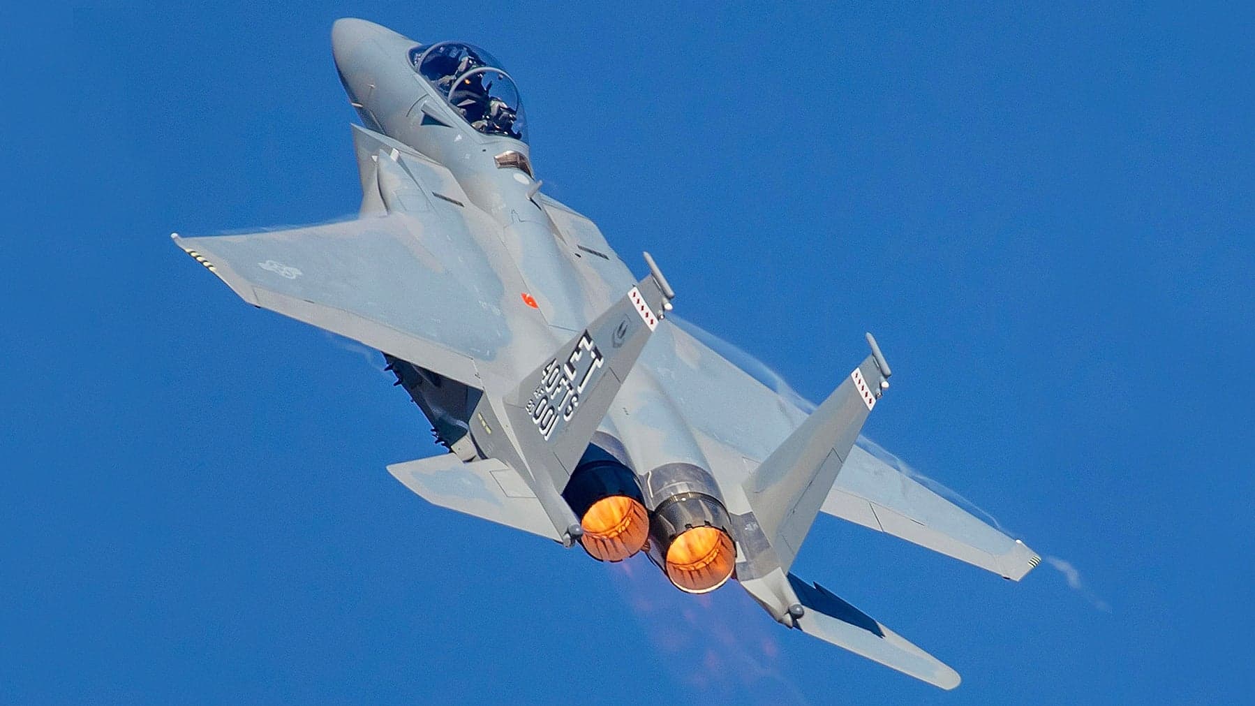 The First F-15EX Fighter Jet Has Now Flown In Its Air Force Colors