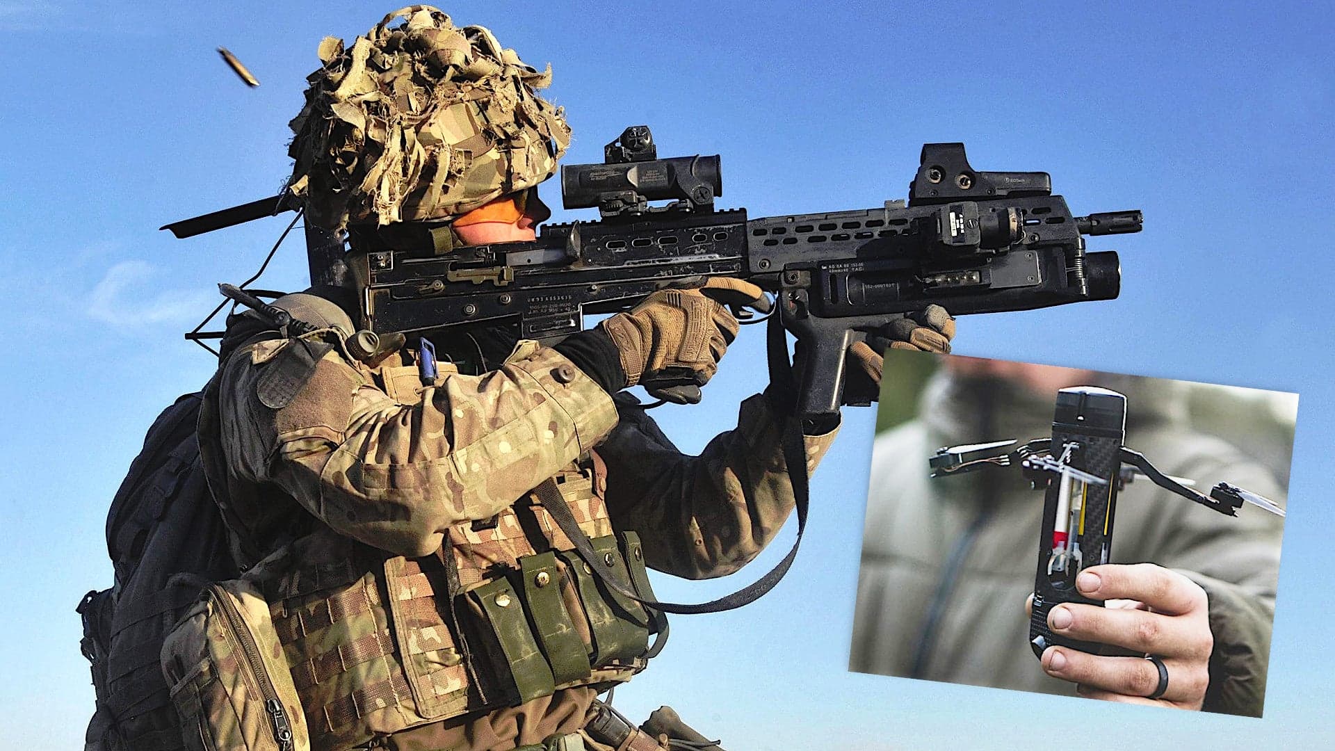 British Troops Get Small Swarming Drones They Can Fire From 40mm Grenade Launchers