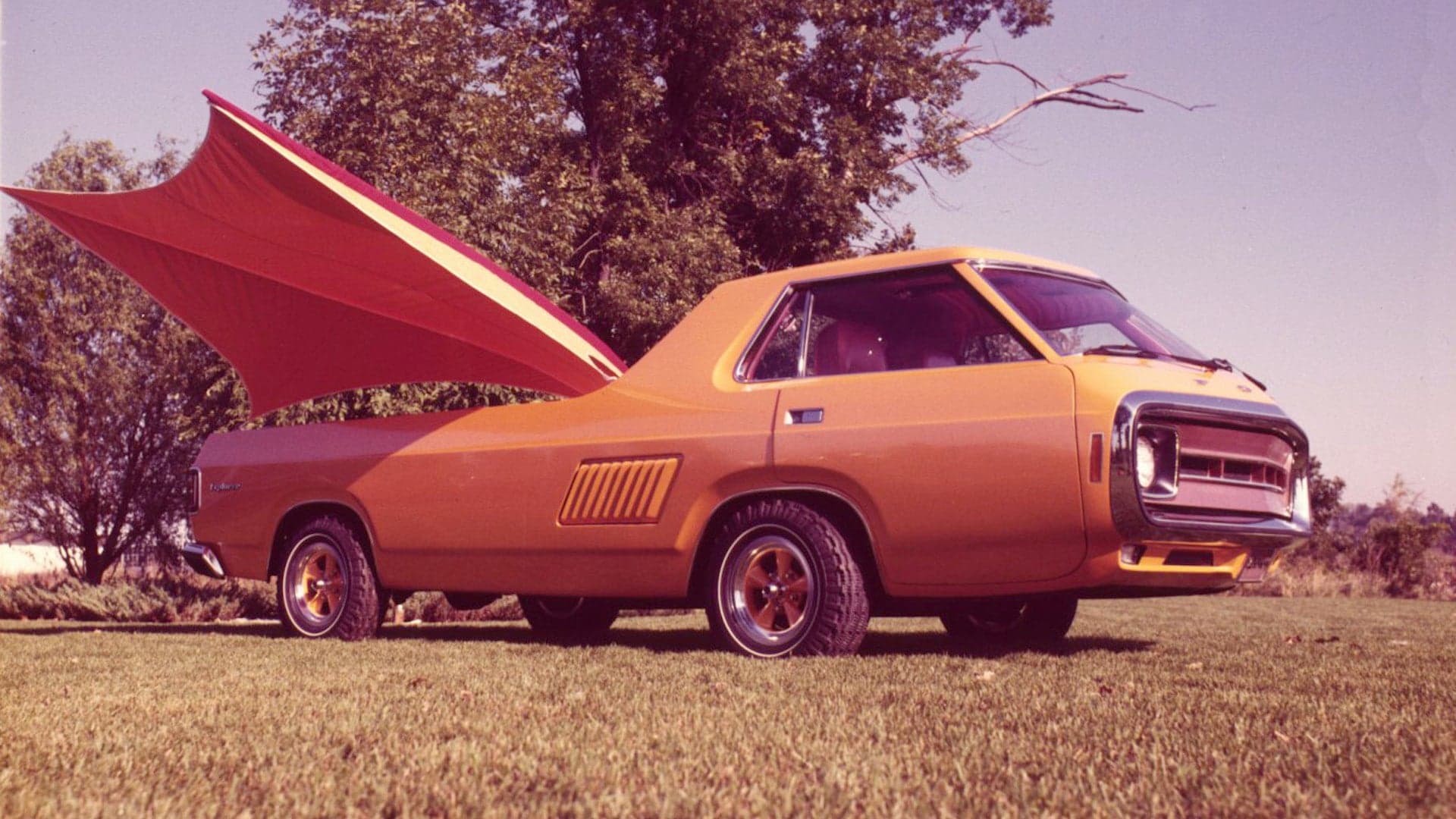 Did You Know the Original Ford Explorer Was a Mid-Engined Pickup Truck With a Tent?