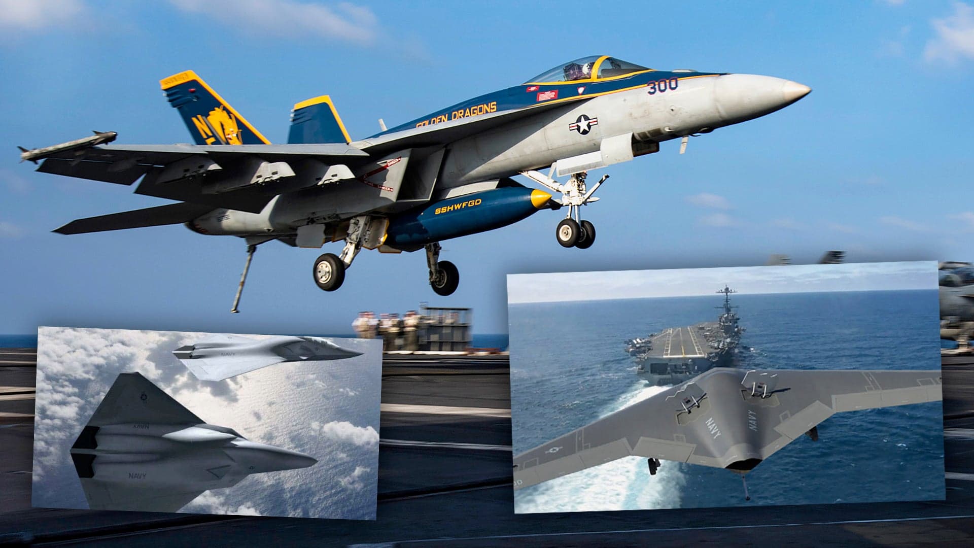 Navy’s Aviation Boss Lays Out Big Vision For Drone-Packed Carriers Of The Future