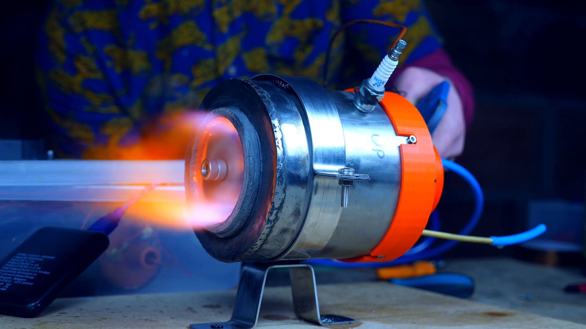 YouTuber Builds Working 3D-Printed Turbojet Engine and Tests It in His Attic