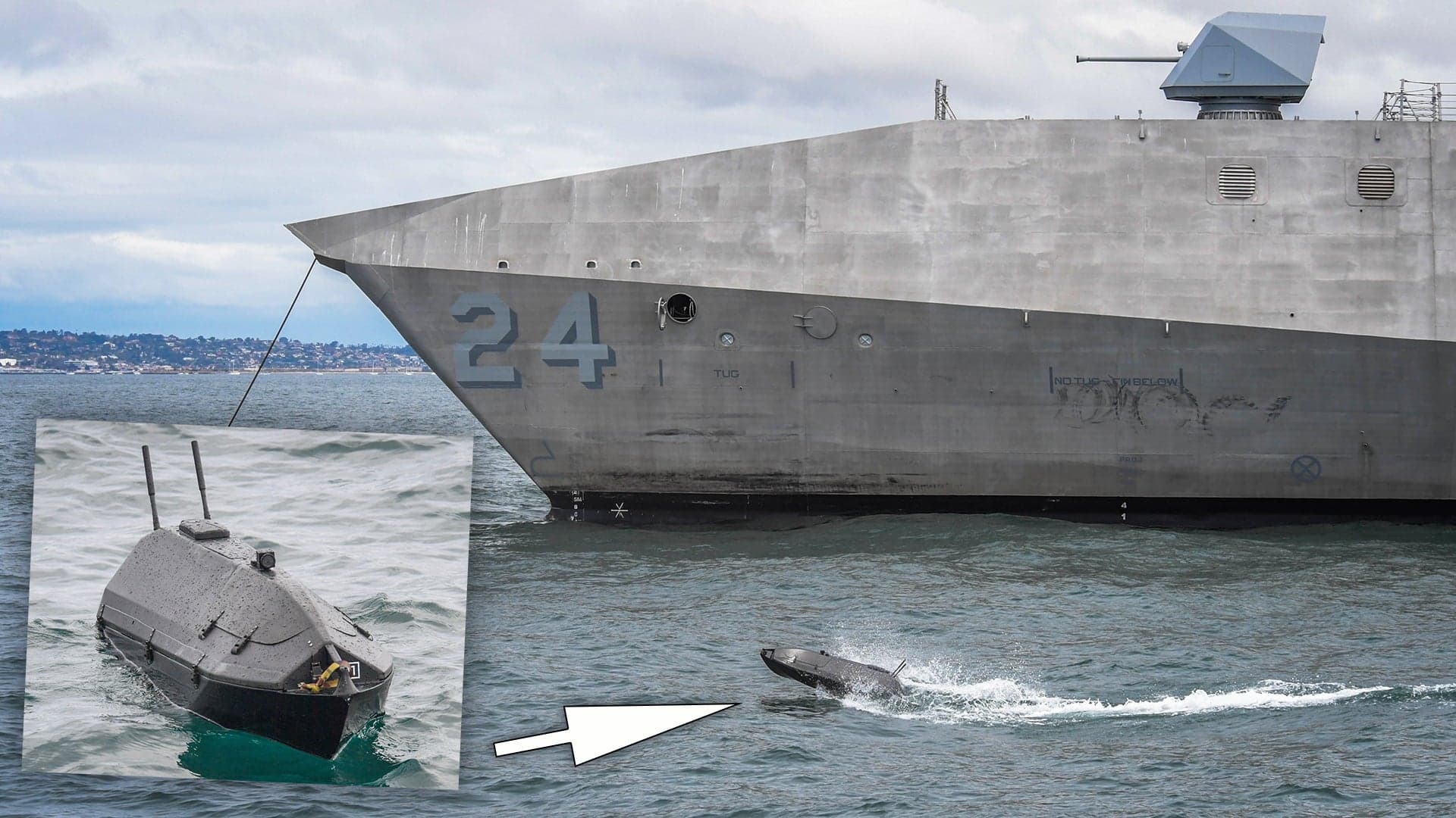 This Tiny Drone Boat Is Being Tested During The Navy’s Big Manned-Unmanned Teaming Experiment