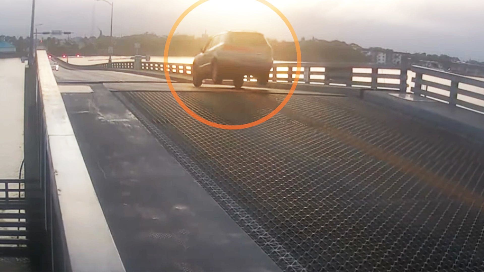 Florida Man Jumps a Rising Drawbridge in a Hyundai Santa Fe
