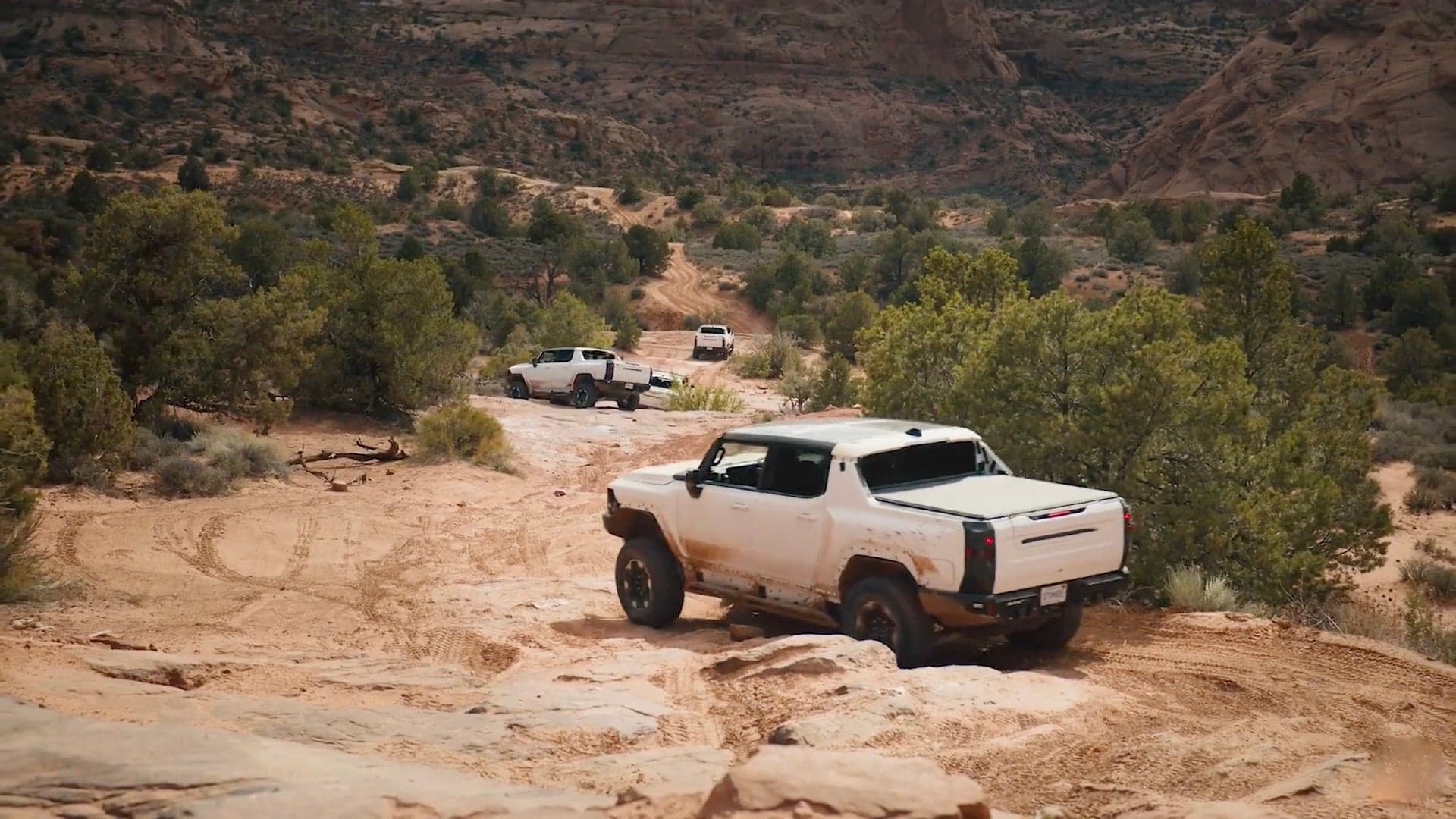 Watch the GMC Hummer EV Off-Road Through Moab