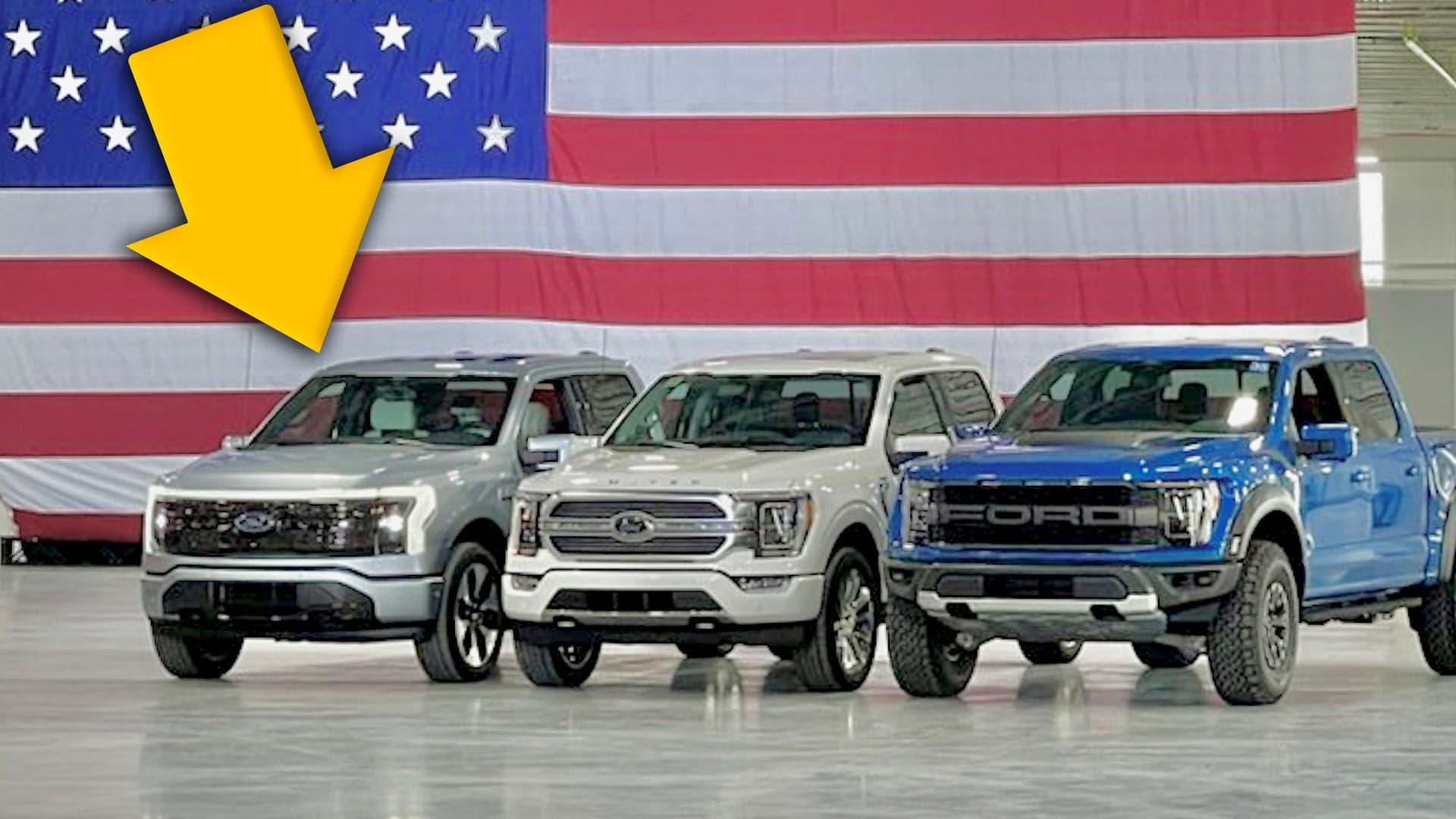 Electric Ford F-150 Lightning Revealed Early During Biden’s Visit
