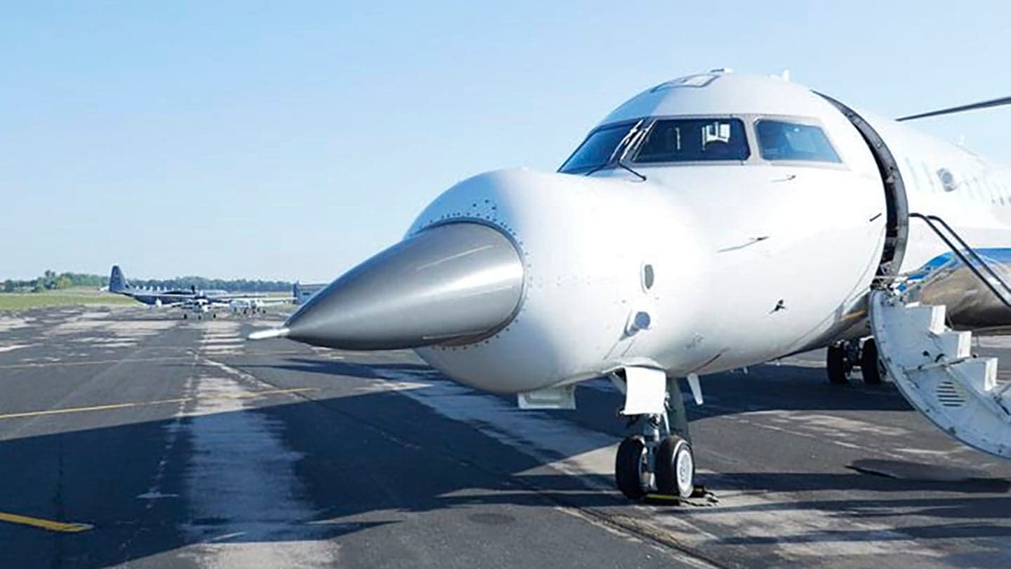 This Gonzo-Looking Regional Jet Just Put The F-16’s New Radar To The Test