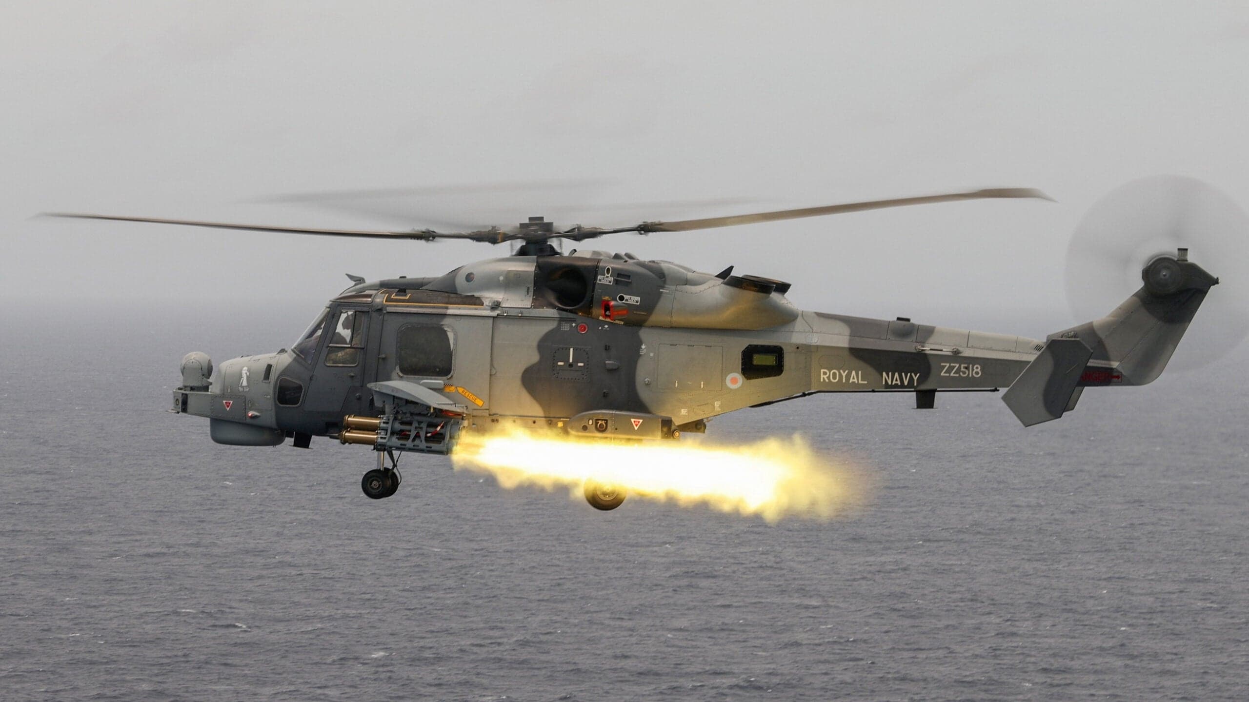 Watch A Royal Navy Wildcat Helicopter Fire Its First Operational Martlet Missile