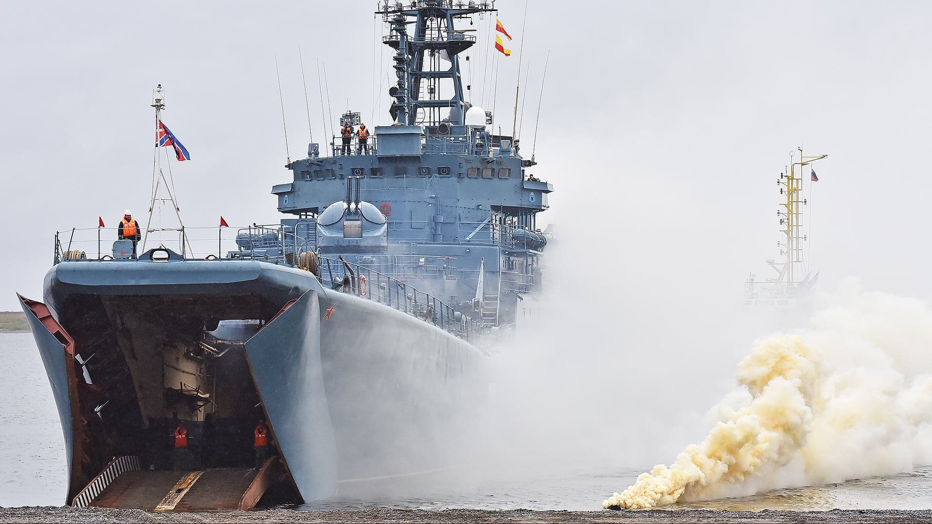 More Russian Landing Ships Leave The Baltic Sea Amid Growing Fears Of Invasion Of Ukraine