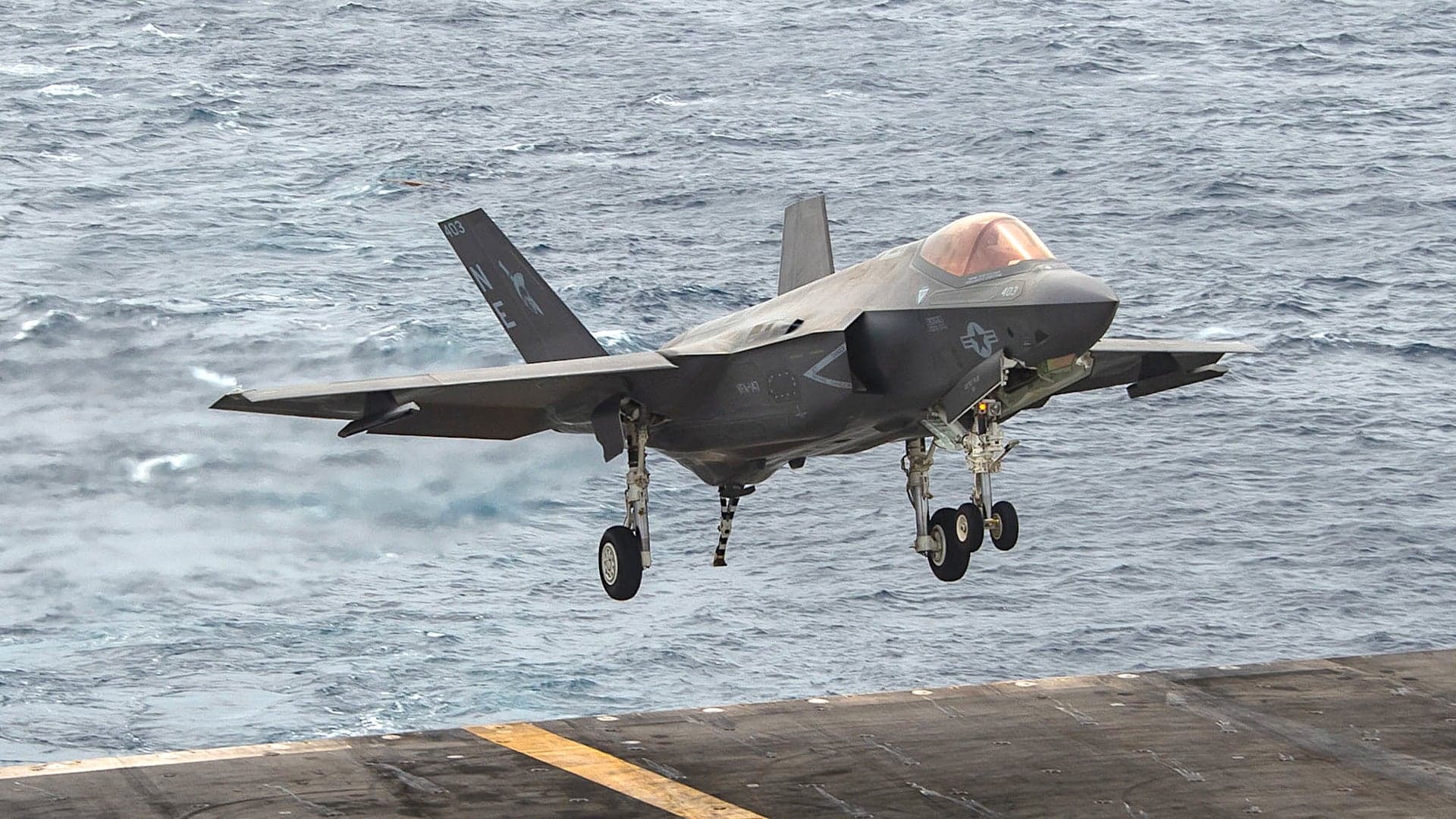 Navy Exploring Options For Recovering F-35C That Fell Into The South China Sea
