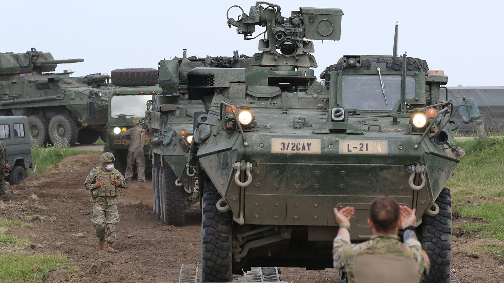 U.S. Army Armored Vehicles, Paratroopers Will Fan Out In Europe To Deter Putin