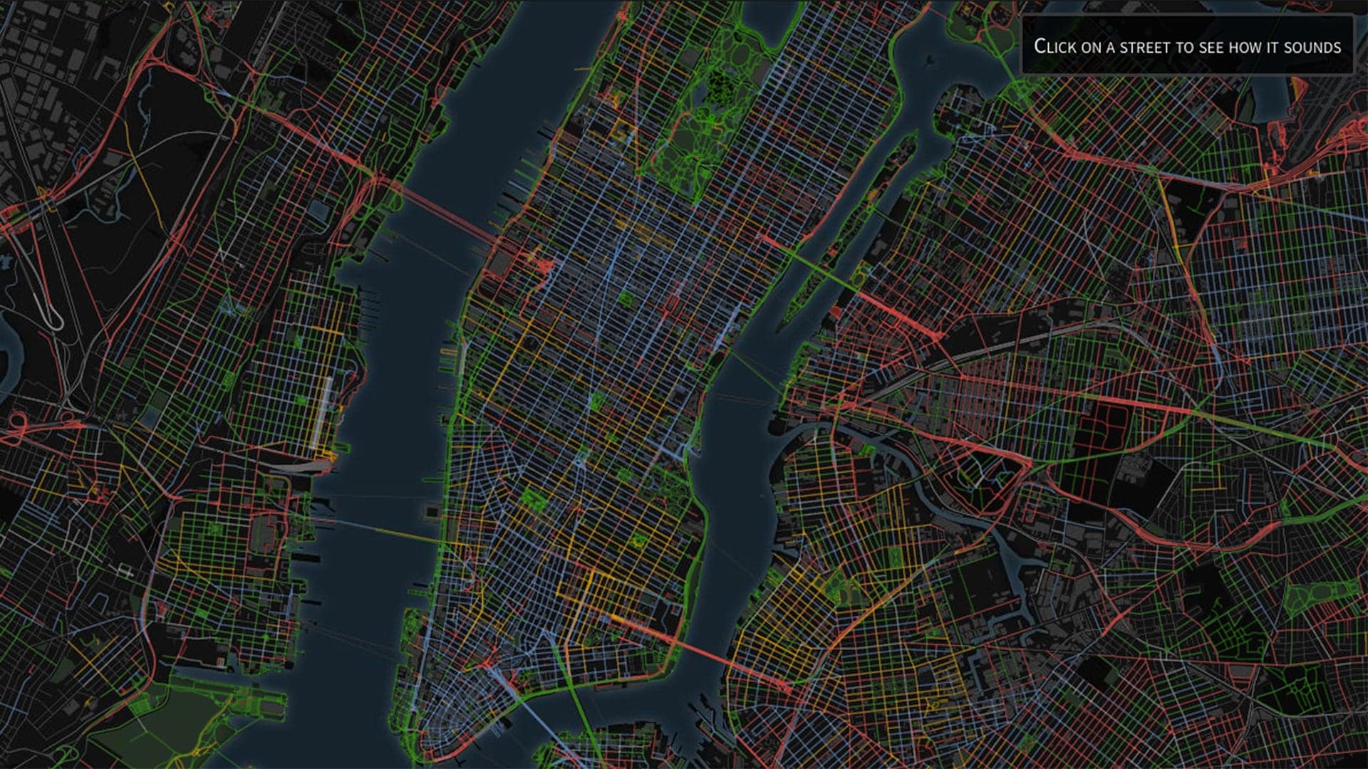 Chatty Maps Is a Technicolor Chart of Urban Sound