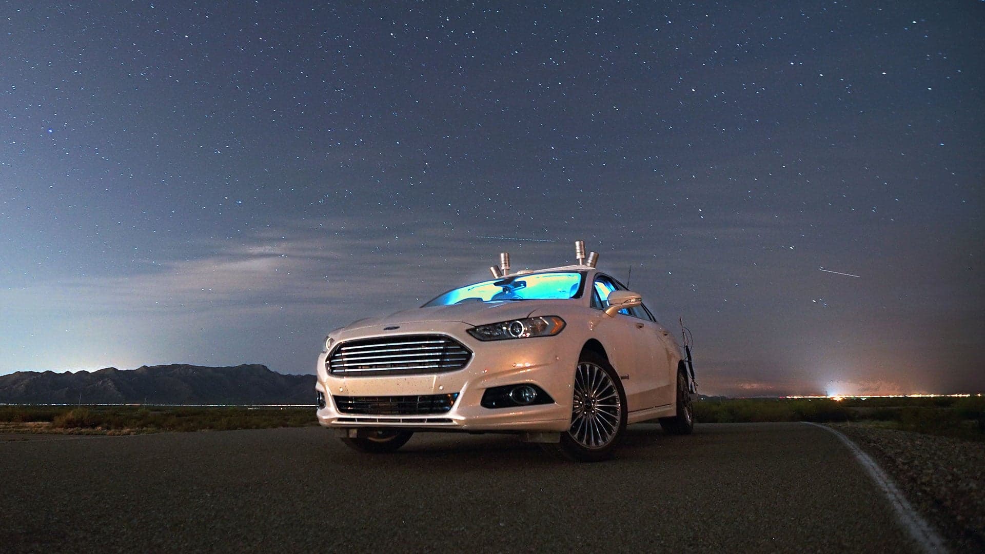 This Autonomous Ford Fusion Loves Driving in Total Darkness