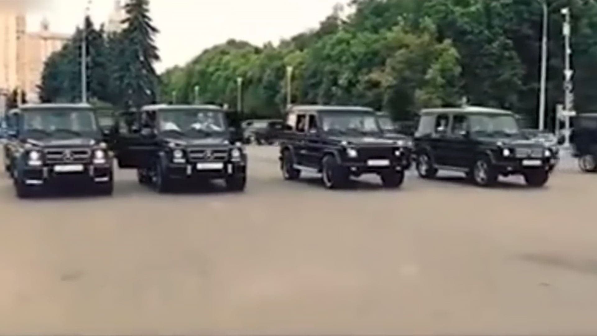 Russian Spies Banished to Siberia After Tearing Around Moscow in Mercedes G-Wagens