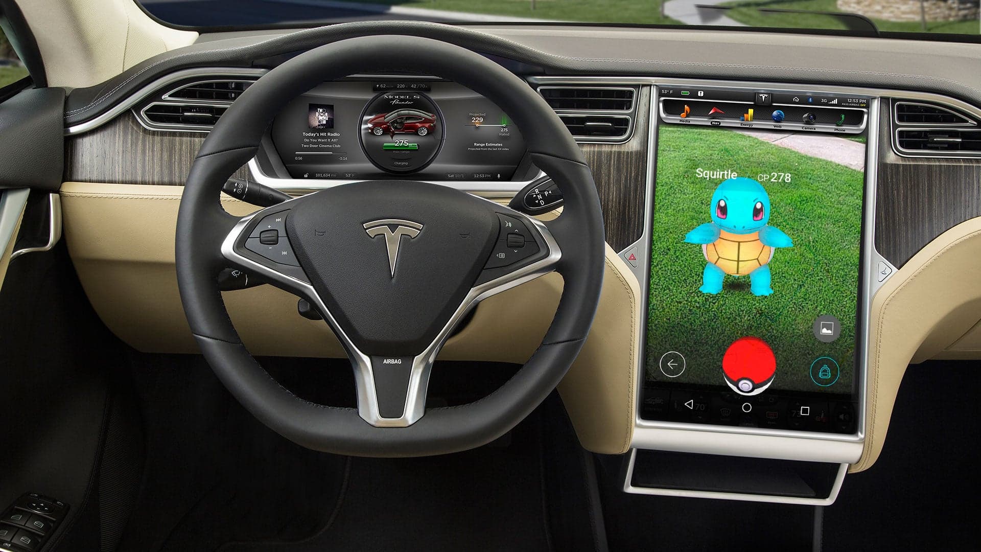 Did This Man Hack His Tesla Model S to Play Pokemon Go?