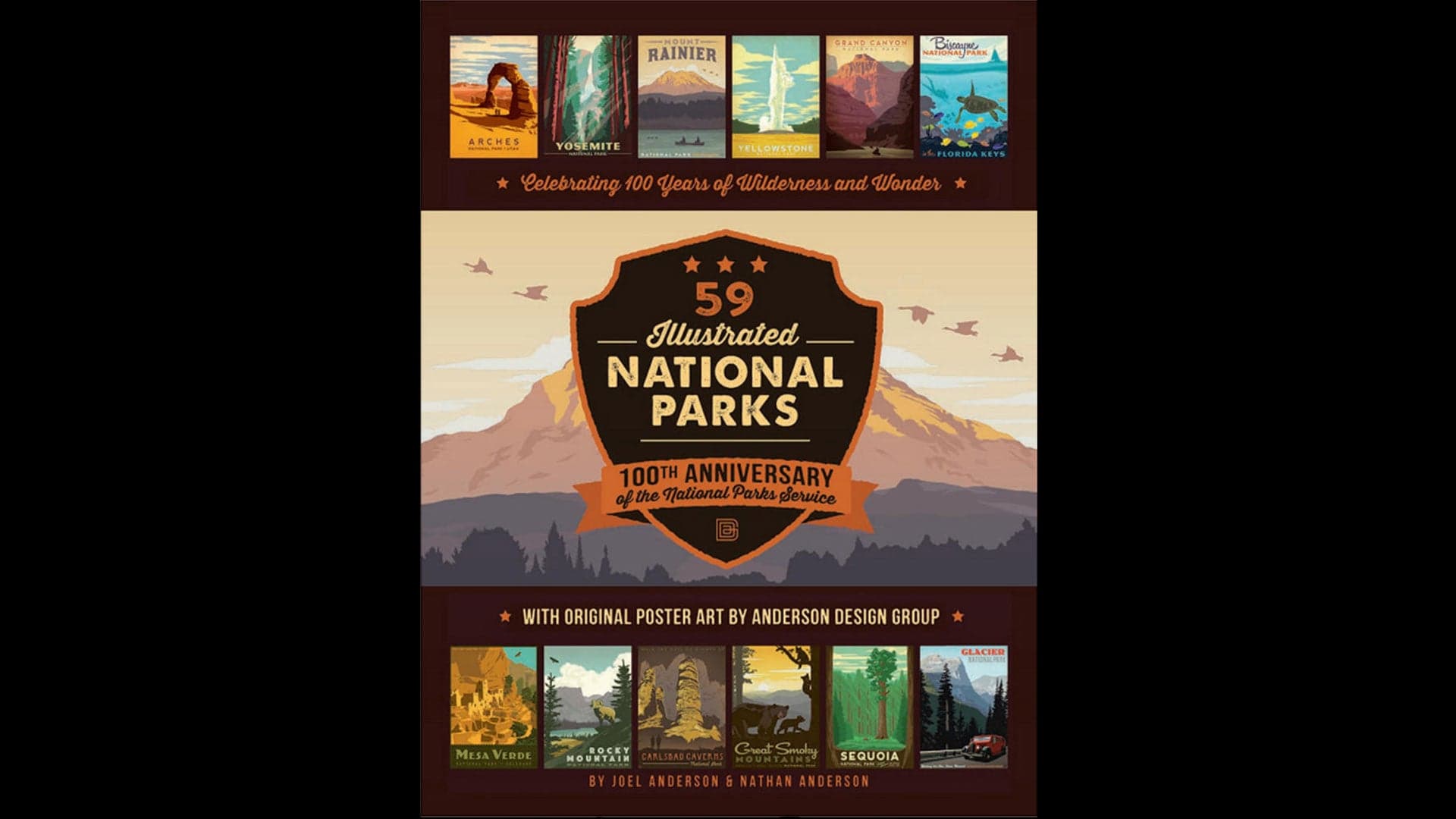 59 Illustrated National Parks is Road Trip Inspiration