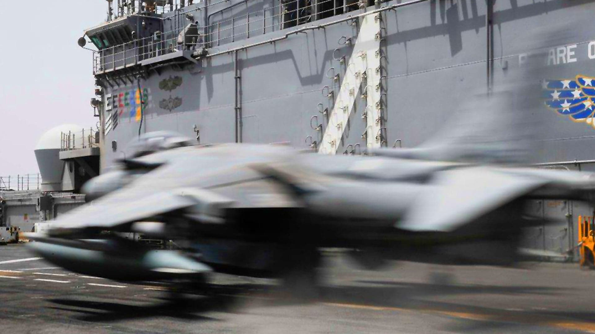 Carrier In Mediterranean Hits Record Milestone As Harriers Pound ISIS From Persian Gulf