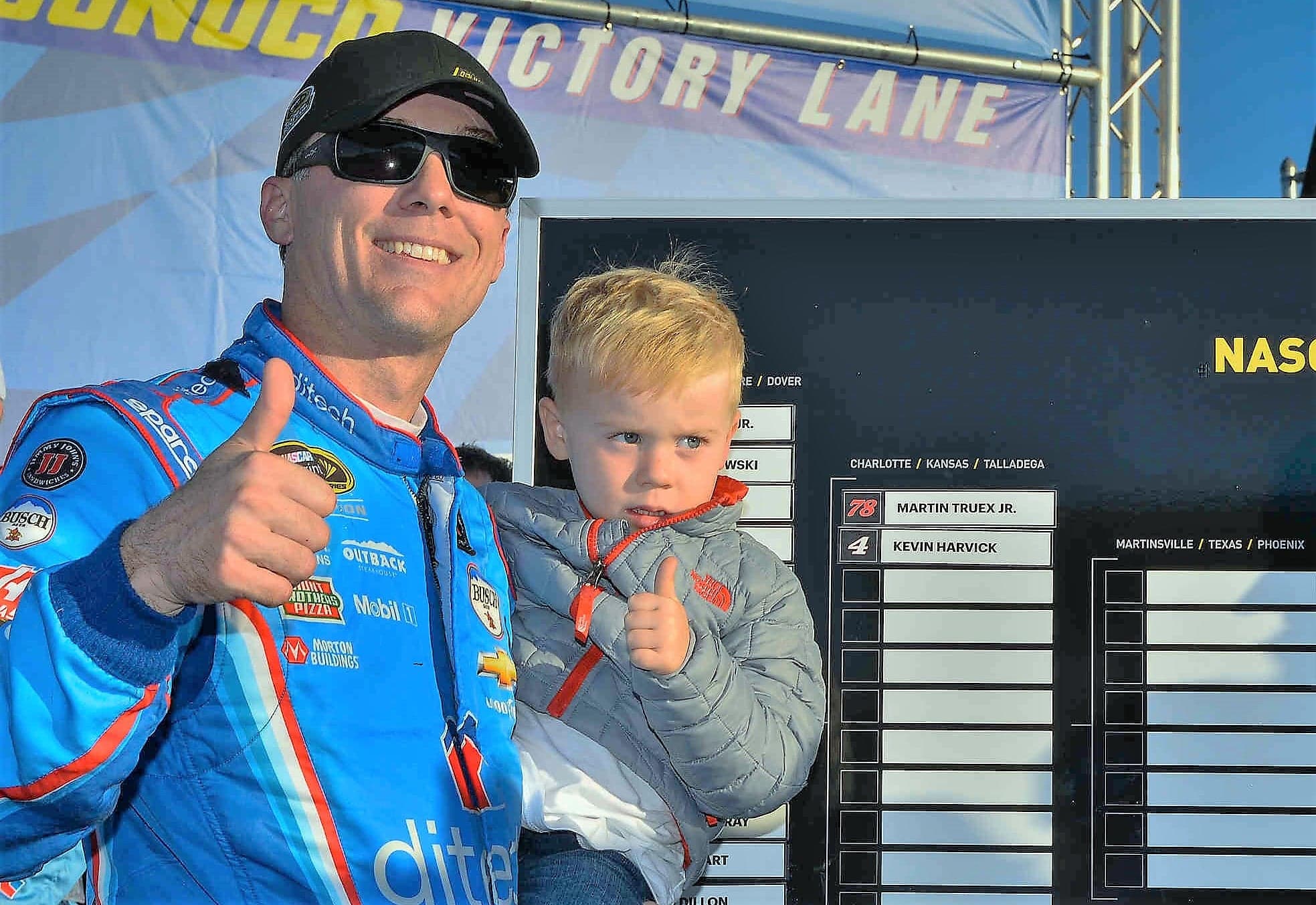 Kevin Harvick Answers Questions About NASCAR and His Son, Who Needed to Pee