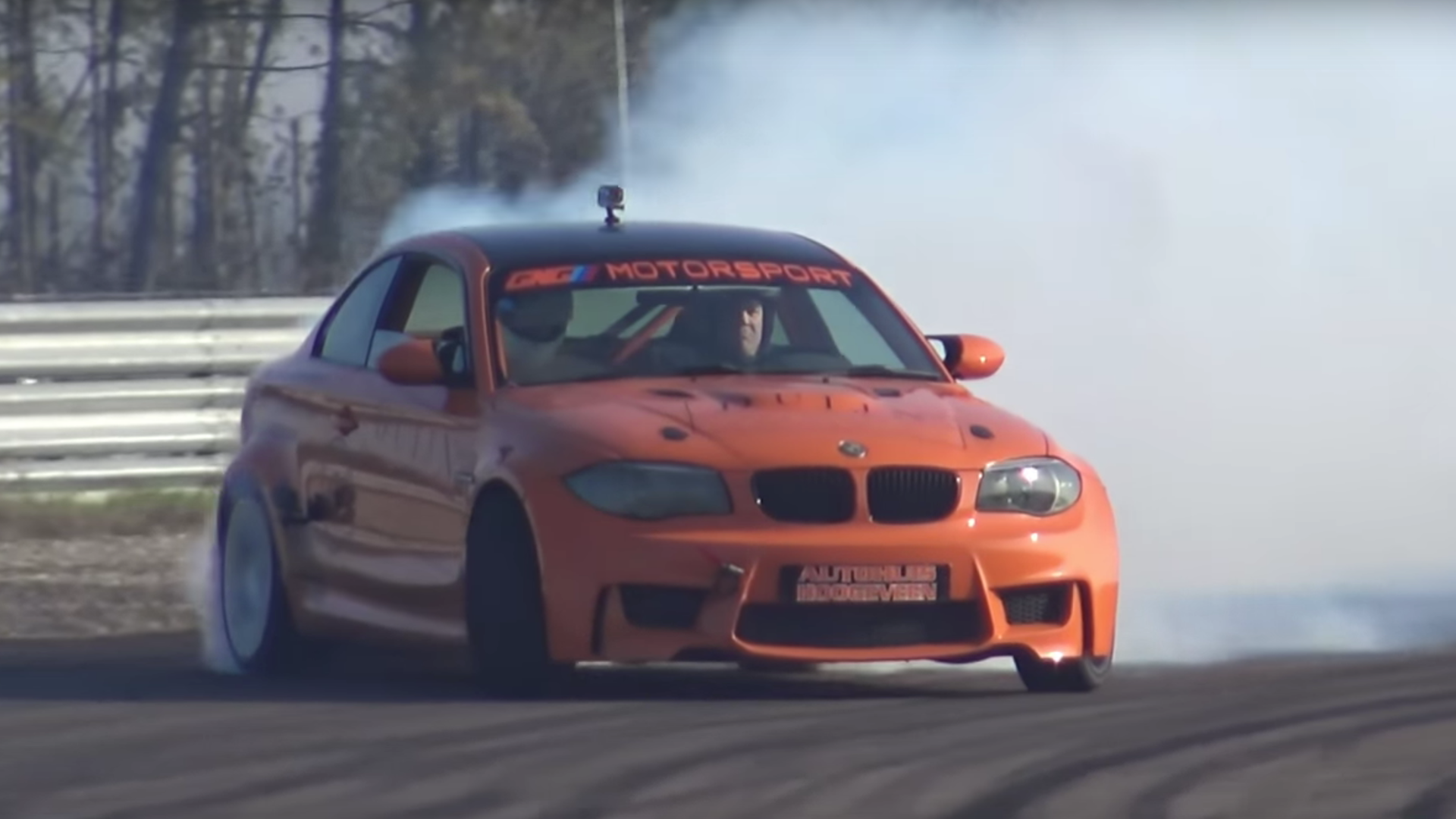 Watch This V-10-Powered BMW 1M Drift Like Crazy