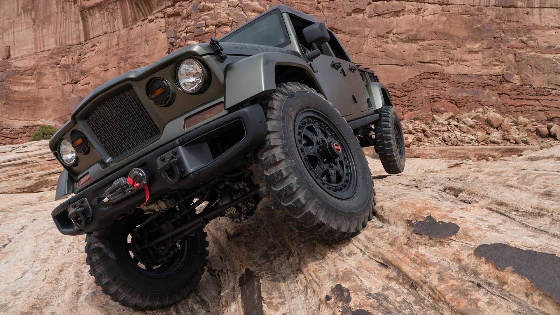 A Romp Off-Road in the Jeep Crew Chief Concept