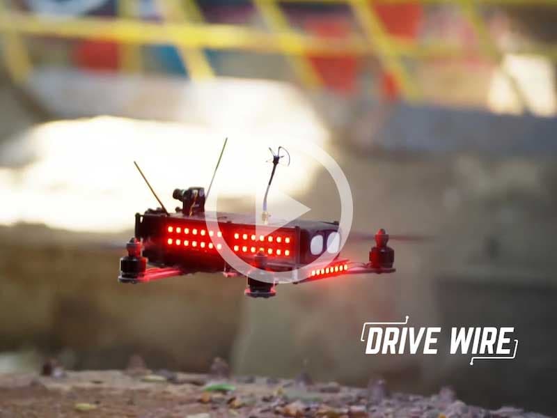Drive Wire: Watch Drones Race and Crash at High Speeds