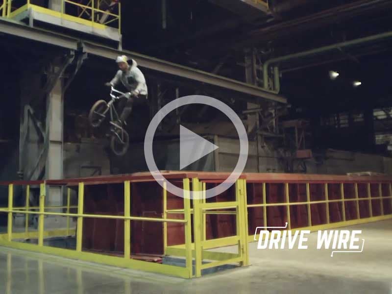 Drive Wire: A BMX Rider Turns a Steel Mill Into His Stage