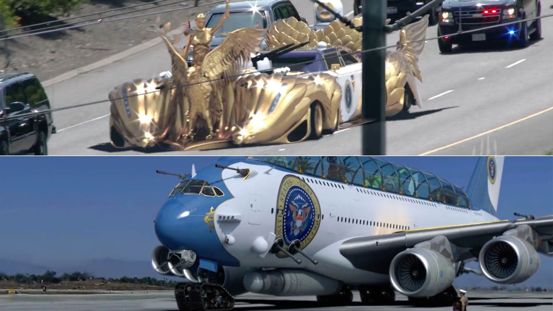 This Is Neill Blomkamp’s Vision for Trump’s Air Force One and Presidential Motorcade