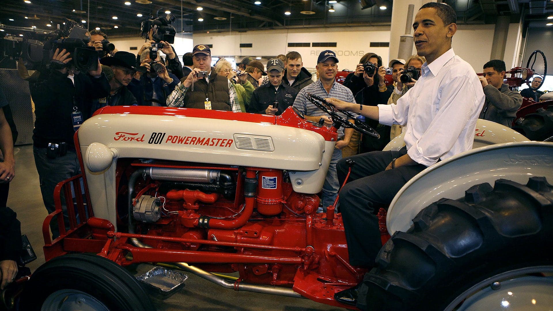 Apropos of the Iowa Caucus, Presidential Candidates Riding Tractors