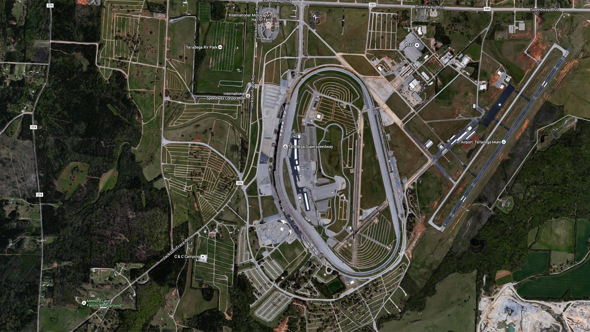 9 Incredible Racetracks, As Seen From Space