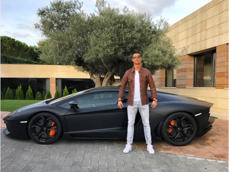 Cristiano Ronaldo Poses Awkwardly With New Lamborghini, Instantly Is Mocked