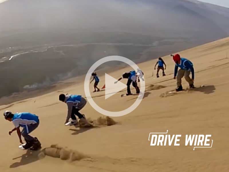 Drive Wire: Watch These Guys Treat Sand Like Snow