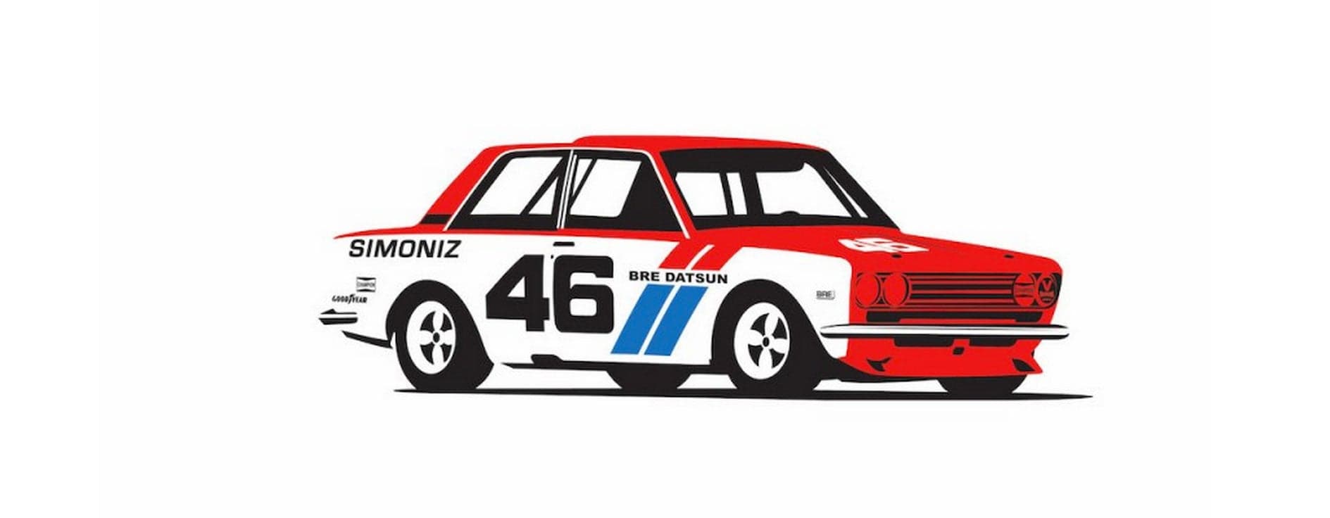 This Excellent Datsun 510 BRE Print is Only $25
