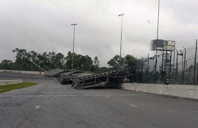 ‘Moderate’ Damage at Daytona Speedway, Worse at Nearby New Smyrna Track