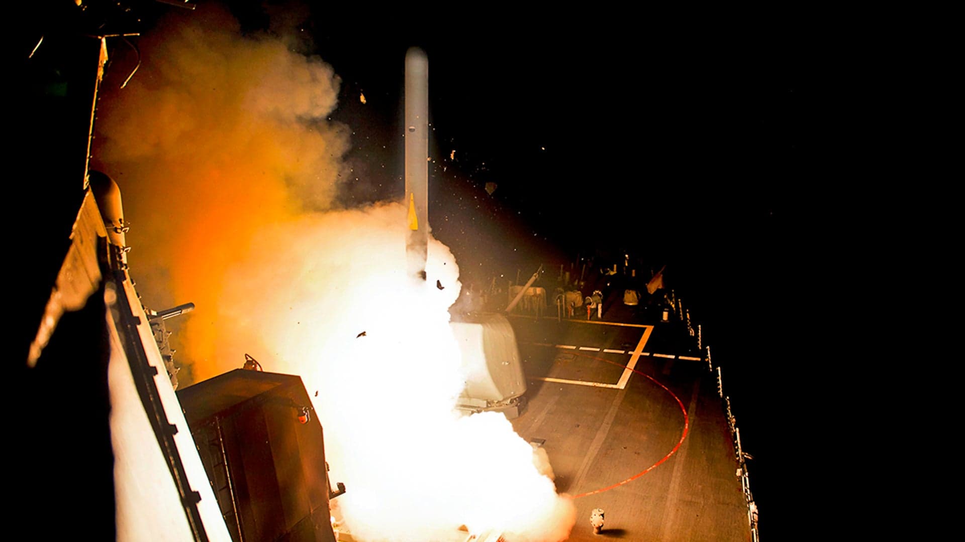 Tomahawk Cruise Missiles Pummel Houthi Controlled Radar Sites In Yemen