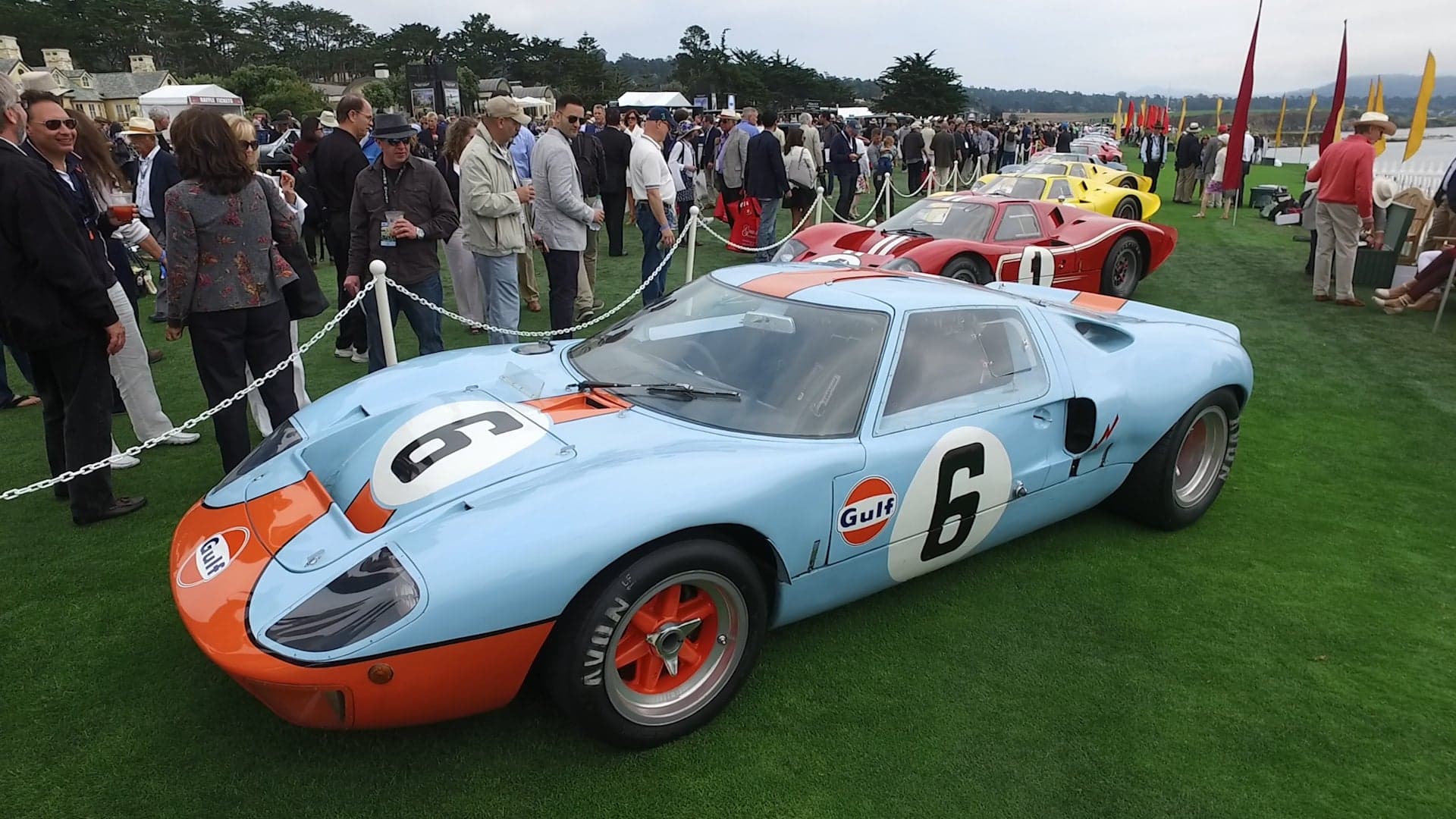 See Every Race-Winning Ford GT40 From Pebble Beach