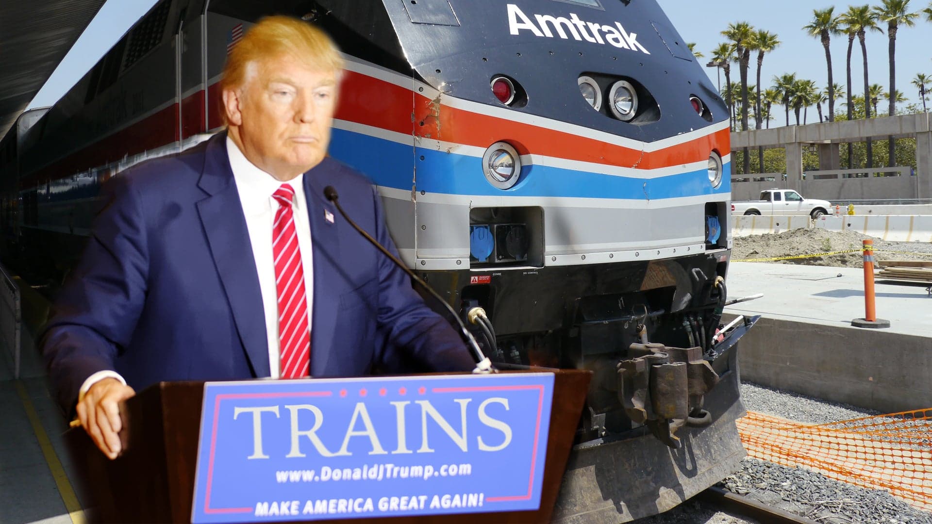 Donald Trump Stands With Democrats On High-Speed Rail
